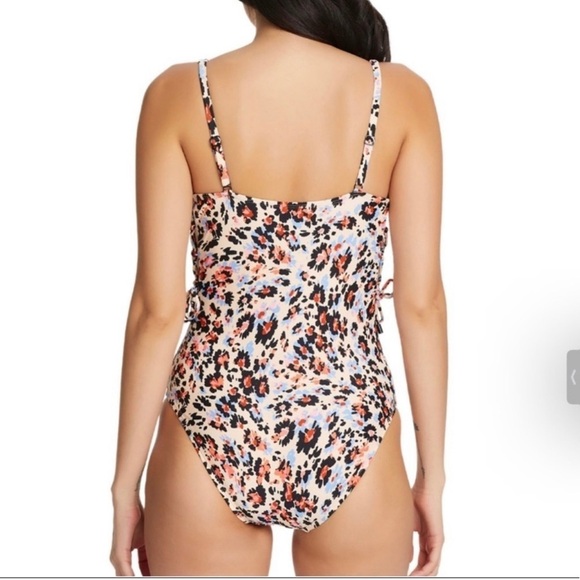 Sanctuary | NWOT Social Standards Floral Print Swimsuit Sz L - Picture 6 of 11